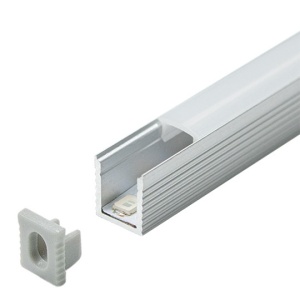 Nadgradni aluminijumski profil za LED trake 7,8 x 9 mm