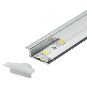 Ugradni aluminijumski profil za LED trake 24,7 × 7 mm