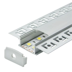 Ugradni aluminijumski profil za LED trake u gipsanom plafonu 61 × 14 mm