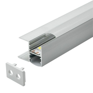 Dvosmerni aluminijumski profil za LED trake za ivericu i pločaste materijale