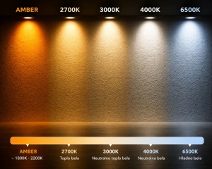 LED sijalica GU10 7W uski snop svetla 38 stepeni