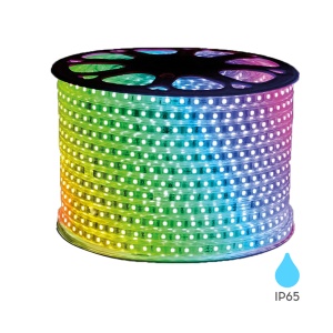 LED traka SMD 50-50 220V 13W 120 LED RGB 100 m — primer ambijentalnog osvetljenja enterijera