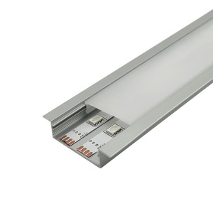 Široki ugradni aluminijumski profil za LED trake 51 × 10 mm
