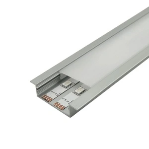 Široki ugradni aluminijumski profil za LED trake 51 × 10 mm