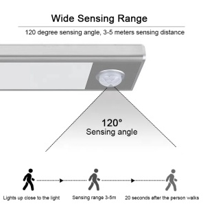 Led Motion Sensor Lamp Battery-powered Led Night Stick-corridor Bedroom Stairs Cupboard Lamp Anywhere Closet Lamp - Buy Product on - slika 2