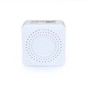 Mini pametni WiFi prekidač za dve svetlosne zone — zadnja strana sa priključnim klemama