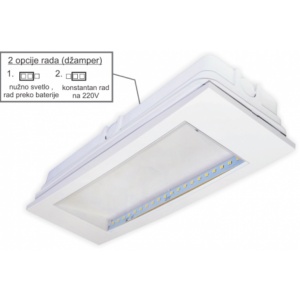 Ugradna LED panik lampa sa 20 LED dioda - Img 5