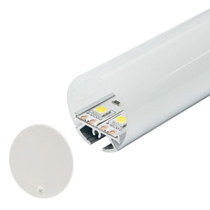 Viseći aluminijumski profil za LED trake Ø30 mm