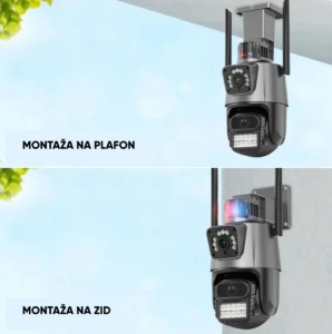 Dupla Wi Fi kamera WFIP 4302X – detaljniji prikaz konstrukcije