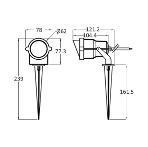 LED ubodna svetiljka SPOTLUX 9W - Img 5