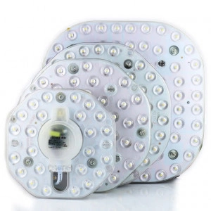 Led Umetak za plafonjeru sa magnetima 12w — bočni profil tankog kućišta panela