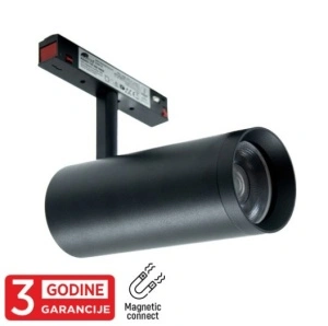 Magnetni sinski spot LED reflektor 20W — prednji izgled reflektora i svetleće površine