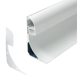 Podna ugaona aluminijumska lajsna za LED trake 36 × 60 mm