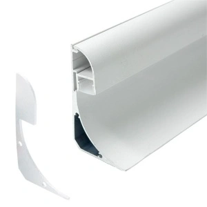 Podna ugaona aluminijumska lajsna za LED trake 36 × 60 mm