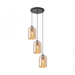 Staklena Viseća Lampa S004R 3H
