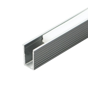 Ugradni aluminijumski profil za LED trake 9 × 6,4 mm