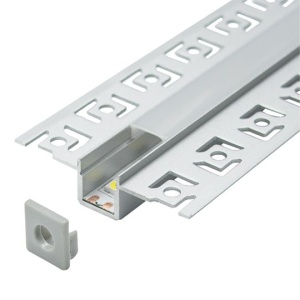 Ugradni aluminijumski profil za LED trake u gipsanom plafonu 52,5 × 13 mm