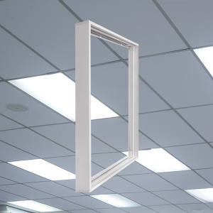 Aluminijumski ram za LED panele 60x60 – Instaliran na plafonu