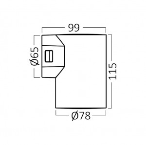 Fasadna LED lampa jednostrana 1x9W CCT za zid (antracit crna - bela) - Img 3