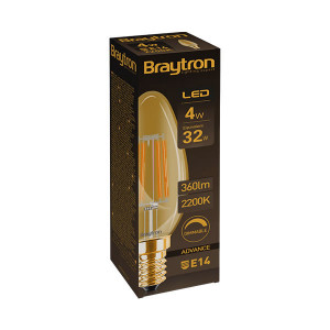 Led sijalica filament C35 E14 4w 360 lumena 2200 kelvina DIMABILNA