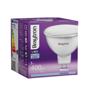 LED Sijalica GU5 MR16 - 5W, Ugao Osvjetljenja 110º — krupni plan svetlećih dioda