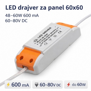 Rezervni deo drajver za LED panele 60x60 cm