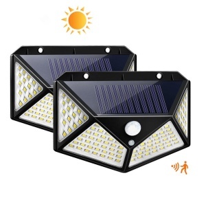 Solarna LED zidna lampa 100 LED sa PIR senzorom - slika 8