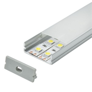 Tanki nadgradni aluminijumski profil za LED trake 30 × 10 mm