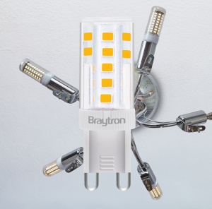 LED Sijalica Advance G9 360D 5W – bočni prikaz oblika i kućišta