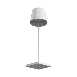 LED stona lampa Tower 1 punjiva bela – zadnja strana proizvoda