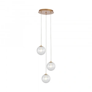 Staklena Viseća Lampa S002R 3H