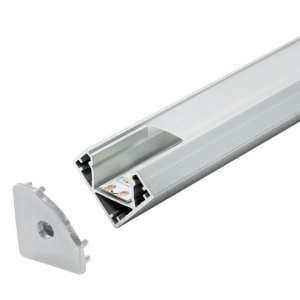 Ugaoni aluminijumski profil za LED trake 19 × 19 mm