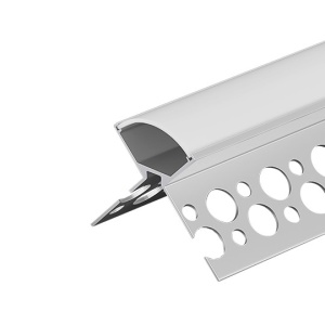 Ugaoni ugradni aluminijumski profil za LED trake i pločice 36 × 36 mm