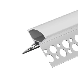 Ugaoni ugradni aluminijumski profil za LED trake i pločice 36 × 36 mm
