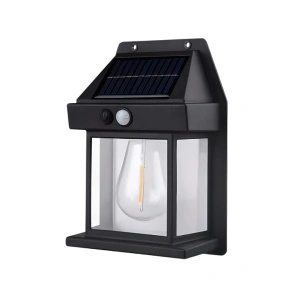 Zidna solarna LED lampa sa senzorom pokreta – Elegantni dizajn kućice