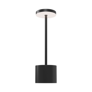 LED stona lampa Luxe 1 punjiva crna — svetiljka postavljena na zid ili plafon