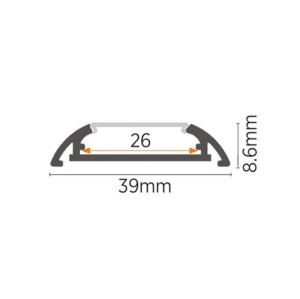 Široki aluminijumski profil za LED trake - Img 5