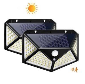 Solarna LED zidna lampa 100 LED sa PIR senzorom