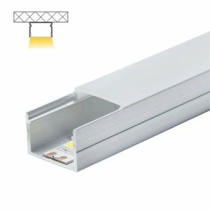 Aluminijumski profil za LED trake SLIM nadgradni — profil sa postavljenim difuzorom
