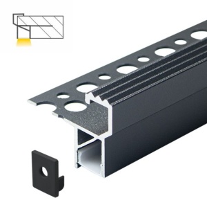 Ugradni aluminijumski profil za LED trake za stepenice i pločice - Img 6