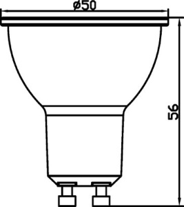 LED sijalica GU10 7W 38 stepeni u boji crvena zelena plava amber - Img 3