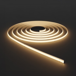 LED traka COB 220V 12W 360 LED toplo bela 50 m - Img 3