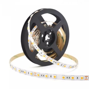 LED traka u boji 12V SMD 5050 60 LED/m 5m plava, crvena i zelena – bočni prikaz oblika i kućišta