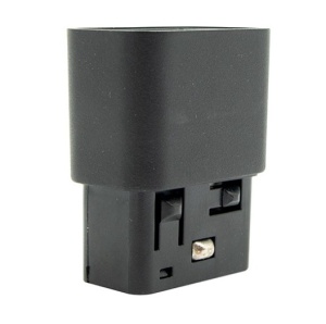 Magnetni šinski LED reflektor 3 W – zadnji pogled na adapter i kontakte za šinu
