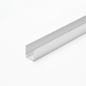 Nadgradni aluminijumski NEON profil za LED trake 10 × 10 mm bez difuzora