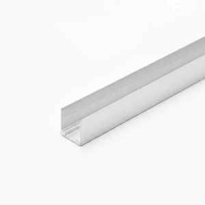 Nadgradni aluminijumski NEON profil za LED trake 10 × 10 mm bez difuzora