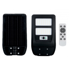 Solarna ulicna lampa od 200W sa senzorom i daljinskim C4 — prednji izgled uređaja i upravljačke površine