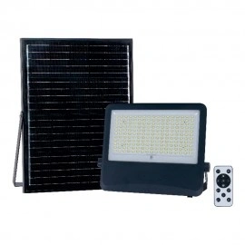 Solarni LED reflektor od 400W za spoljnu upotrebu S6 – bočni prikaz oblika i kućišta