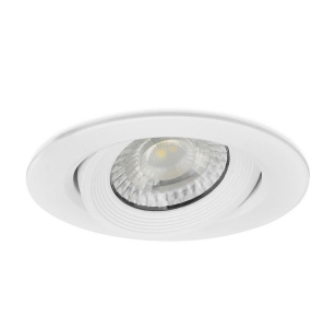 Ugradna LED spot rozeta 5W CCT 450lm za spuštene plafone bela crna – prikaz proizvoda iz drugog ugla
