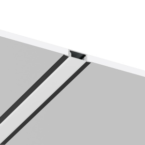 Ugradni aluminijumski profil za LED trake RC1707, 2 m – crna varijanta – prikaz 2